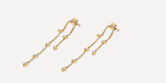 Leaf Swirl Earring