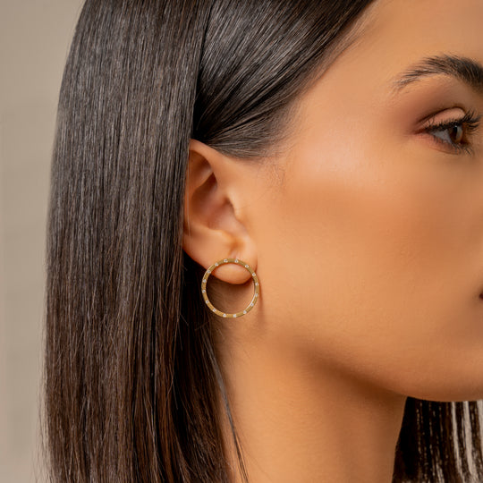 Studded Hoop I