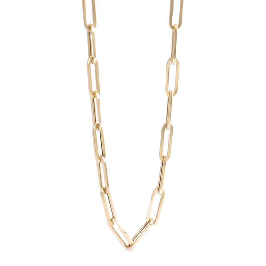 Paperclip Gold Necklacet