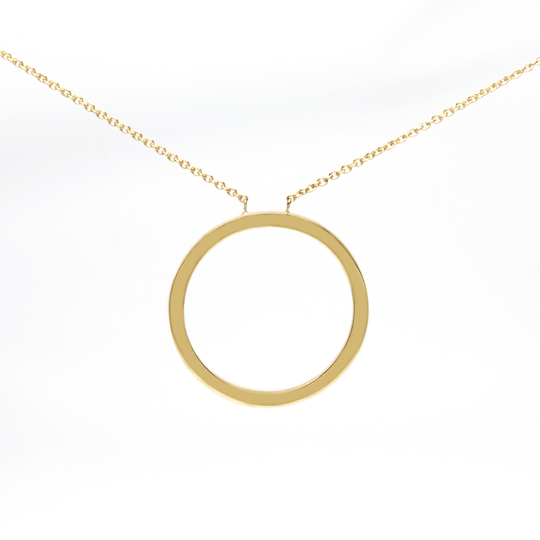 Golden Round Necklace