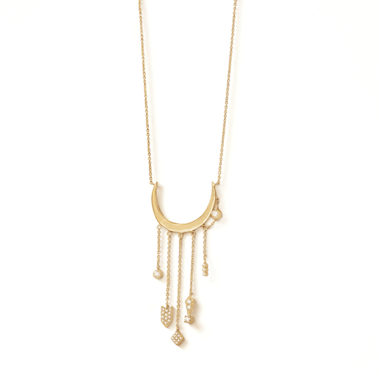 Golden tribes necklace
