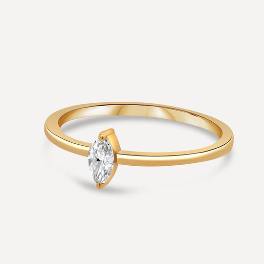 Solo Marquise Ring