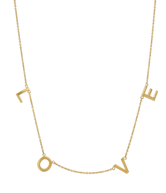 LOVE Gold Necklace